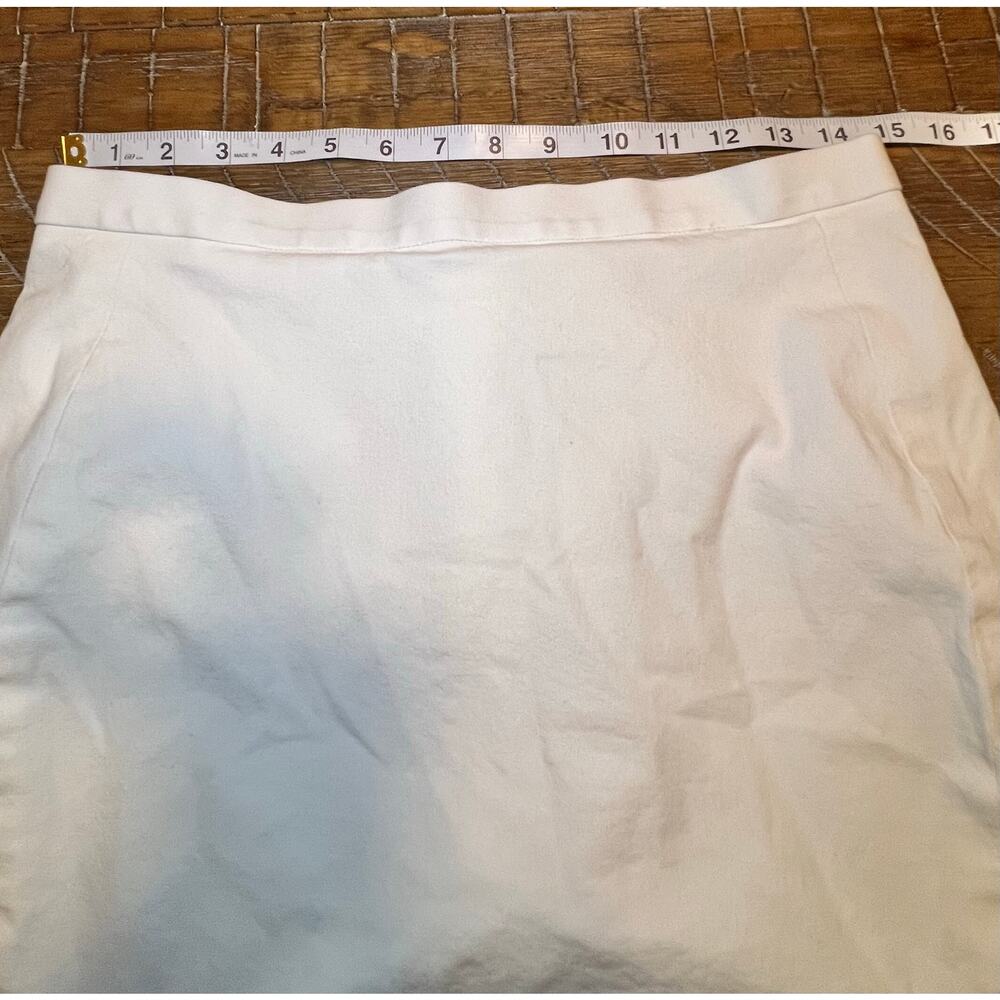 Ann Taylor Women’s Pencil Skirt Size 8 Off White Professional Office Workwear - Picture 9 of 10
